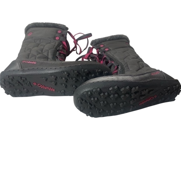 Columbia Minx Mid II Snow BootsGirls Gray Insulated Waterproof Size US 5 - Picture 5 of 12